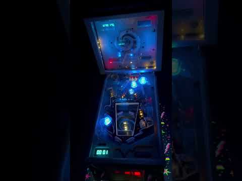 Black Hole MINIPIN 1/6 scale prototype - playing in SUPER Attract Mode - Simulated Game Mode by NWT