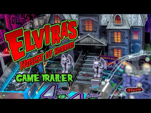 Stern Pinball - Elvira&#039;s House of Horrors Pinball Game Trailer!