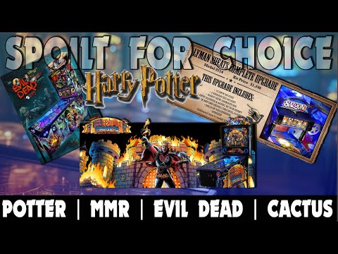Pinball Machines Madness | Harry Potter, Evil Dead, and Medieval Madness &amp; Cactus Updates