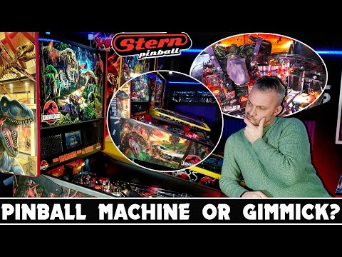 Gimmick or real pinball machine? | Stern Jurassic Park Home Edition | First impressions &amp; gameplay