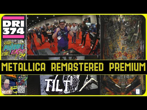 Stern Pinball Metallica Remastered Premium: It slays! Recorded at Pinball Expo 2024.