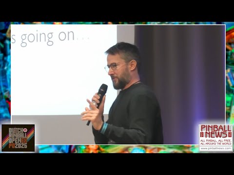 Dr. Sander Bakkes - Dutch Pinball Open Expo 2025 - Pinball News