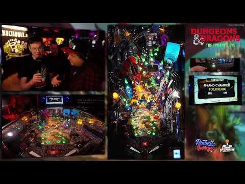 German Pinball Open 2025 in Hannover 🐉 DUNGEONS &amp; DRAGONS mit Pandorsaurus