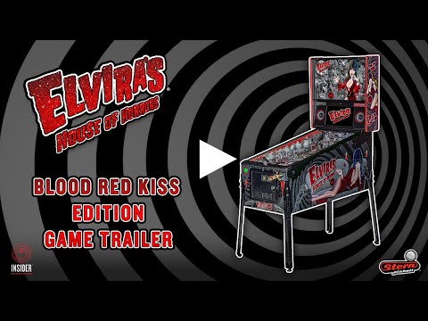 Stern Pinball&#039;s Elvira&#039;s House of Horrors Blood Red Kiss Edition Game Trailer