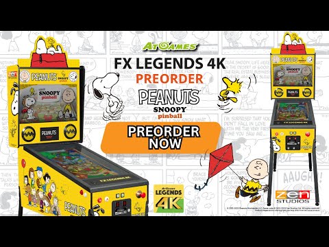 FX Legends 4K Pinball CEP Peanuts First Glimpse into Epic Peanuts Pinball Adventure!