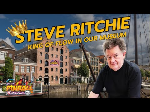 Steve Ritchie, King of Flow, visits the Dutch Pinball Museum