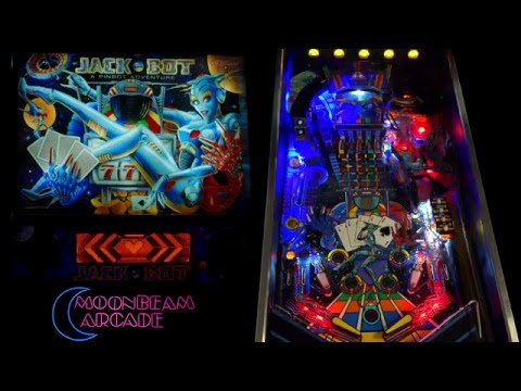 Jackbot pinball gameplay filmed in 4k (Williams 1995)