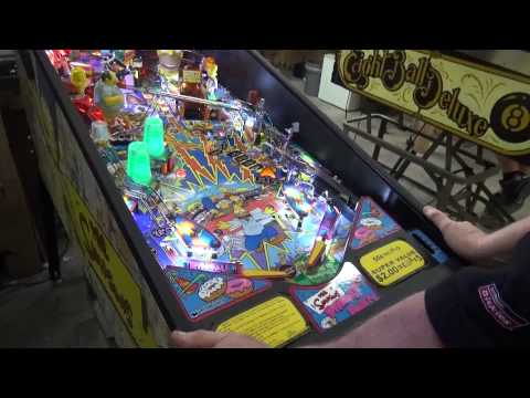 #592 Stern SIMPSONS PINBALL PARTY Pinball Machine from Private Home! TNT Amusements