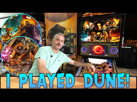 Incredible Pinball Machine | First Look at Dune Pinball | Gameplay, Features &amp; Sandworm Mech!