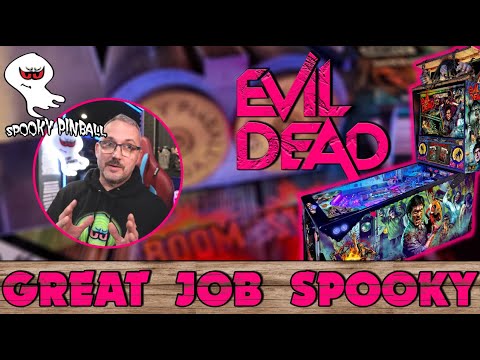 I&#039;m Impressed | Evil Dead Pinball Machine First Look: Spooky Pinball’s Most Ambitious Game Yet?