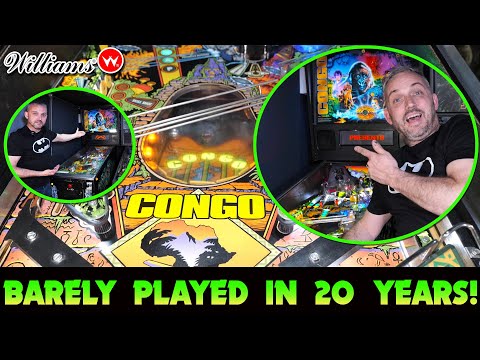 This pinball machine was unused for 20 years! | Williams CONGO | An amazing &#039;Barn Find&#039;
