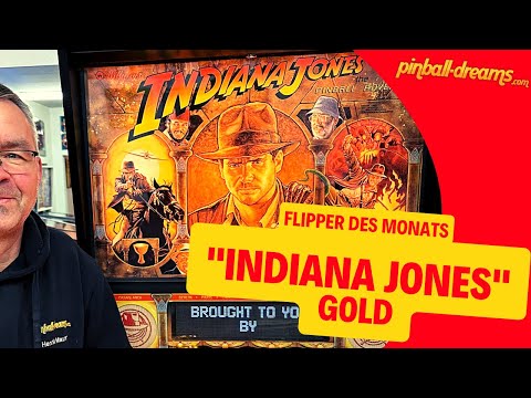 Flipper des Monats - Indiana Jones GOLD