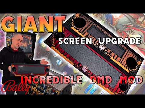 HUGE dmd upgrade for Bally Williams WPC pinball games | Theater of Magic speaker &amp; light enhancement