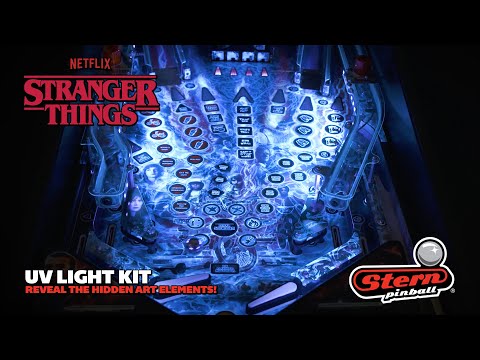 Stranger Things Pinball - UV Lighting Kit