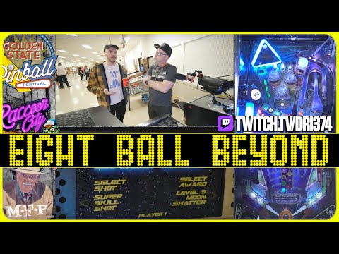 Irby Eight Ball Beyond: Interview and Game Play. Recorded at Golden State Pinball Festival 2024.