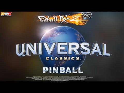 Universal Classics Pinball VR Trailer – Back to the Future! E.T.! Jaws!