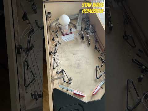 Star Wars Pinball Machine - Quick Gameplay #diy #gaming #homebrew #pinball #gameplay