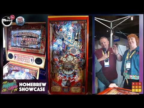 Homebrew Showcase: The Greatest Showman Pinball by Jeffrey and Lisa Sue Jones
