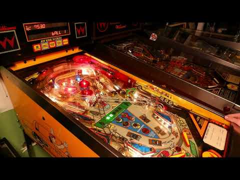Williams Taxi Flipper Pinball 1988 | Gameplay Video