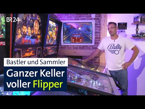 Der Flipper-König von Rödental: Elektrotechniker besitzt große Sammlung | Abendschau | BR24