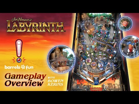 Jim Henson&#039;s Labyrinth Pinball Gameplay Overview With Bowen Kerins