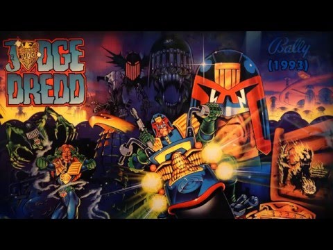 Judge Dredd (Bally, 1993) Flipper Pinball mit Standard- und Farbdisplay