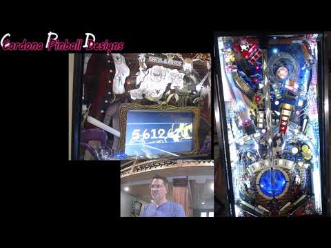 Black Rose: Skull and Bones 2.0 pinball kit playing the original game