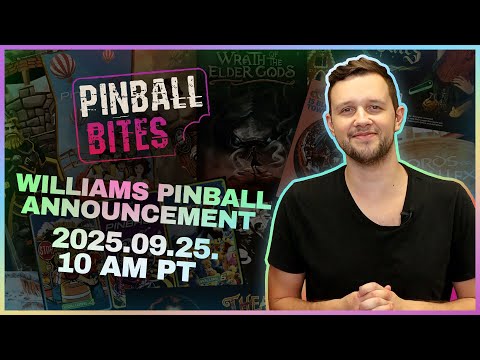 Pinball Bites - Season 3 Episode 4 - Williams™ Table Reveal!