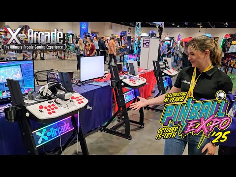 First look at X-Force Haptics Kit from X-Arcade at the Pinball Expo 25
