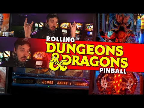 ROLLING Dungeons and Dragons Pinball (Bally 1987)
