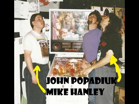 John Popadiuk &amp; Mike Hanley Alice in Wonderland Prototype Pinball machine 1 of 1 WOW!