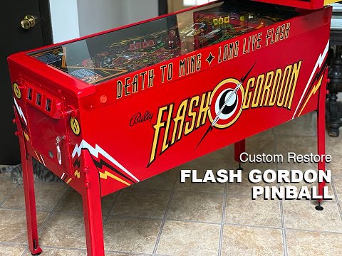 Flash Gordon Pinball Custom Restore 2021