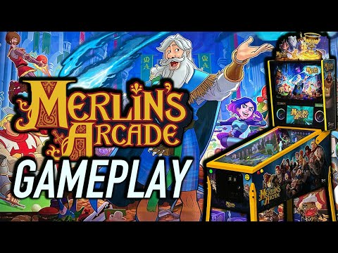 Merlin’s Arcade Gameplay From Texas Pinball Festival 2025- Turner Pinball
