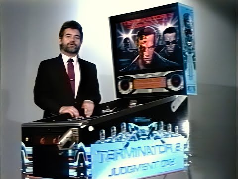 1991 Terminator 2 Pinball Promo Video - 4K 60fps Remaster