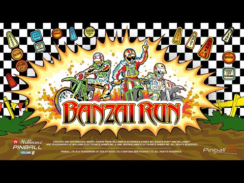 Williams™ Pinball Volume 8 - Banzai Run™ Announcement Trailer