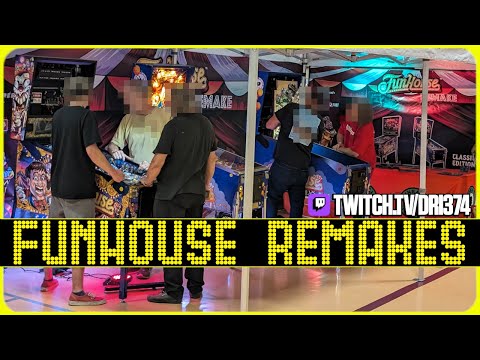 Pedretti Gaming Funhouse Remake: First few flips. Recorded at Golden State Pinball Festival 2024.