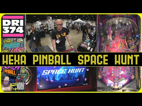 HEXA Pinball Space Hunt: The french give pinball a try. Recorded at Pinball Expo 2024.