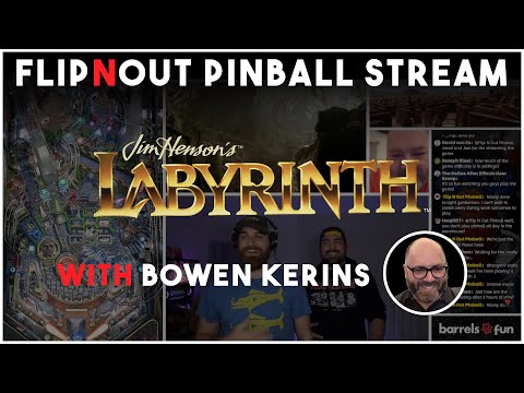 🔴LIVE - Labyrinth Pinball by Barrels Of Fun with BOWEN KERINS!