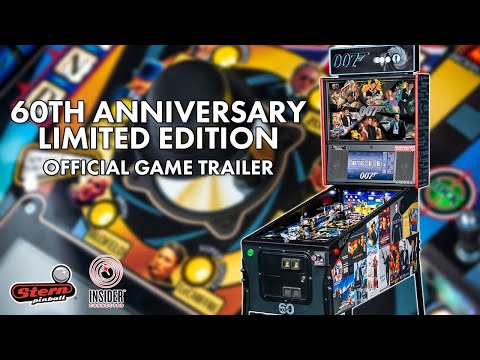 James Bond 007 60th Anniversary Limited Edition Pinball Game Trailer