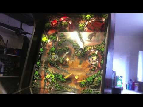 Banzai Run Pinball Backbox Gamplay