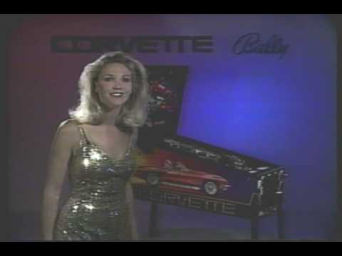 Bally Corvette pinball machine promo video