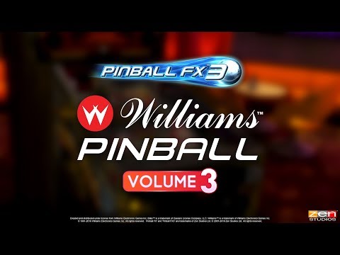 Williams Pinball Vol. 3 for Pinball FX3 – Theatre of Magic! The Champion Pub! Safe Cracker!