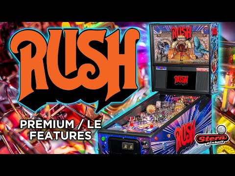 Rush Pinball Premium/LE Model Game Features
