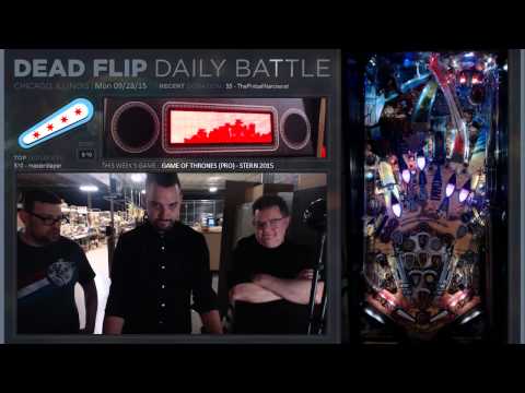 Game Of Thrones (Pro) - Stern 2015 PT2 #Pinball #Streaming 09/28/15
